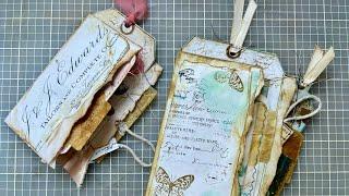 HOW TO CREATE “SHABBY GRUNGE” POCKETS WITH PLAIN ENVELOPES~JUNK JOURNAL IDEAS