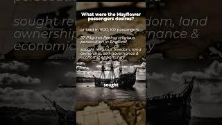 What were the Mayflower passengers desires? #history #historyfacts #mayflower #usa #freedom