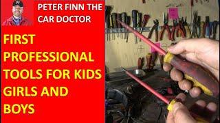 First professional Tools for KIDS. Girls and Boys