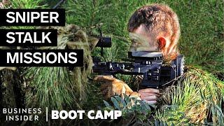 How Army Snipers Train For Combat With Stalk Missions | Boot Camp