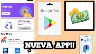 NUEVA APP!!  [Cash 11] Aplicación Para GANAR DINERO a PAYPAL, Tarjetas Amazon y Google Play