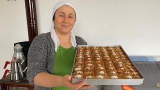 BURMA BAKLAVA TATLISI - KURU SEBZE KAVURMASI - Ev Yapımı Köy Lezzetleri 🫠