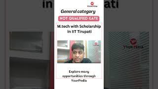 Final Selection | With Scholarship & Without GATE | Mtech from IIT Tirupati in Post GATE Counselling