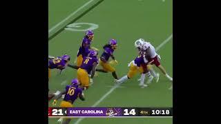 East Carolina's defense just shut down No. 13 NC State on 4th-and-goal 