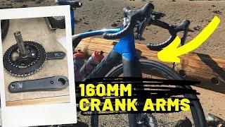 Shorter than 165mm Cranks??? Shimano 105 R7000 crankset 160mm