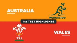 HIGHLIGHTS | AUSTRALIA v WALES | July Internationals 2024 | First Test