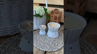 Как сделать красивые свечи  #diy #декор #garden #рукоделие #дача#сад#творчество #home#woodworking