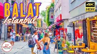 Rundgang durch Istanbul, Balat-Viertel | Sommer 2023 | 4K HDR