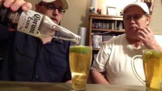 Corona Extra ( with salt and lime) # The Beer Review Guy