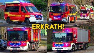 [SCANIA HLF, WLFs & FF!] - Feuerwehr ERKRATH XXL | EINSATZFAHRTEN Hauptamtliche WACHE & FF!