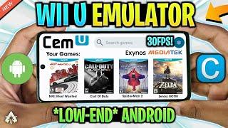  CEMU ANDROID MALI - SETUP/BEST SETTINGS & GAMEPLAY TEST | WII U EMULATOR FOR LOW END DEVICE!