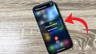 How to SCREEN RECORDING on iPhone 16 (Plus, Pro & Pro Max)