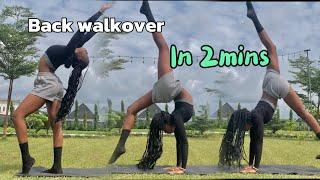 BACK WALKOVER TUTORIAL