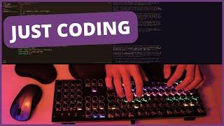 ASMR:  25 MINUTI OF JUST PROGRAMMING  - AFK CODE ACADEMY