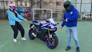 Neues Motorrad gekauft