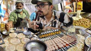 MOST UNDERRATED VS OVERRATED STREET FOOD - Reshmi Chicken & Saien Kebab in Lahore, Pakistan