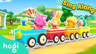 Train Song (Down by the Station)｜Chug, Chug, Toot, Toot! ｜Sing Along with Hogi｜Pinkfong & Hogi