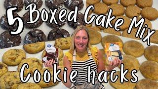 5 Amazing Box Cake Mix COOKIE Recipes that will Blow Your MIND! | Doctored-Up Box Cake Mix Recipes