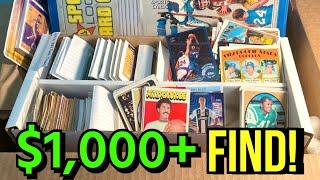 I FOUND THE BEST SPORTS CARDS COLLECTION EVER FOR ONLY $50?!