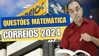 MANEIRA SUPER FACIL de resolver as Questões Matemática concurso dos correios 2024