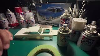 Paint A Lowrider Model Car With Spray Cans PART 1 | Lowrider Patterns #lowrider #lowridermodelcars