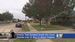 Serial Burglars On Loose In Glenn Heights