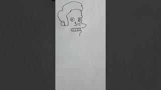 #How to draw Apu Nahasapeemapetilon from The Simpsons #Easy #StepByStep #MonikaBishtArts #Shorts