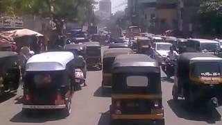 traffic in amrut nagar and kausa mumbra