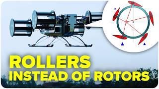 This helicopter has rollers instead of rotors!