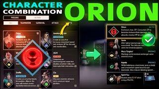 Orion Character Combination 2024 | Best character combination in Free Fire | Orion ability 2024