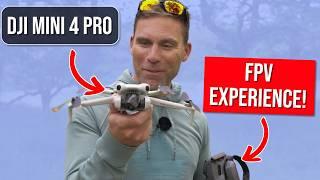 DJI Mini 4 Pro as FPV drone! Is it even possible?