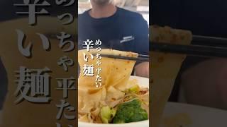 A super flat and spicy noodle shop in Shaanxi, China  I went to a delicious looking restaurant i...