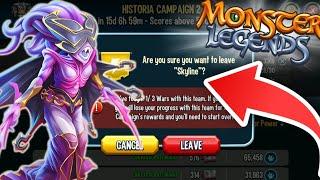 LEAVING TEAM SKYLINE? | MONSTER LEGENDS