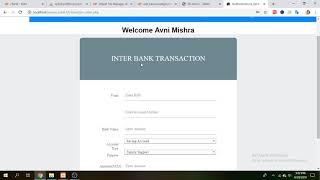 Online Banking System Project in PHP