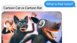 Cartoon Cat vs Cartoon Rat