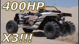 Driving a 400HP Can Am Maverick X3!!!