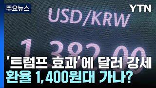 '트럼프 효과'에 달러 강세...환율 1,400원대 가나? / YTN