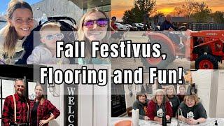 Fall Festivus, Flooring and Fun! Vlog # 44