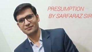 PRESUMPTION  (TOPIC FOR  JUDICIARY PRELIMS & MAINS EXAMS)