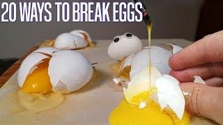 20 Ways to Break Eggs