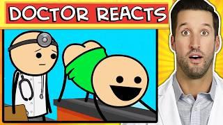 Doctor ER Reacts to Cartoon YouTuber Injuries | Compilation