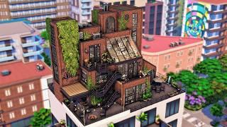 Artist's Penthouse Apartment | The Sims 4 Artist Studio Kit Speed Build