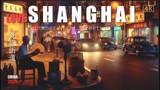 Shanghai, China I Streets of Shanghai in Summer Heat I 4K