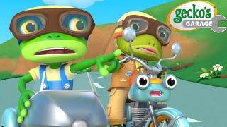 Grandma's Motorbike Mayhem ️ | Gecko's Garage  | Cartoons For Kids | Toddler Fun Learning