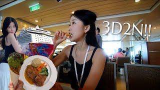 HOW I SPENT my 3D2N on GENTING DREAM CRUISE to nowhere *worth or not?* 陪我去上星夢郵輪 [VLOG]