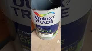 Wickes shed paint vs Dulux Trade opaque.