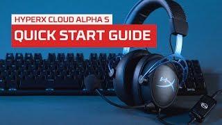 HyperX Cloud Alpha S - Quick Start Guide