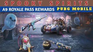 SPOOKY SPIRITS A9 ROYALE PASS REWARDS | PUBG MOBILE