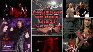 The TOP 5 WWE Bad Blood Matches YOU MUST Watch before Bad Blood 2024!!! (Or really anytime!)