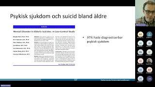 SPIVs Lunchseminarium - suicidalt beteende bland äldre personer